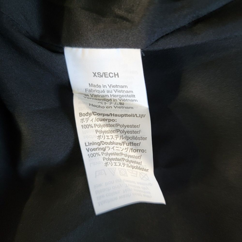 Madewell Black Floral V-Neck Dolman Sleeve Lined Midi Dress Size‎ XS - Picture 8 of 8
